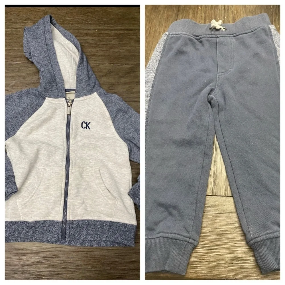 Calvin Klein jacket kids toddler 2T gray color